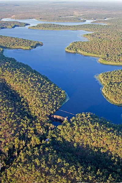 _MG_0060mw.jpg - Morning Light (Aerial) - Manton Dam, NT