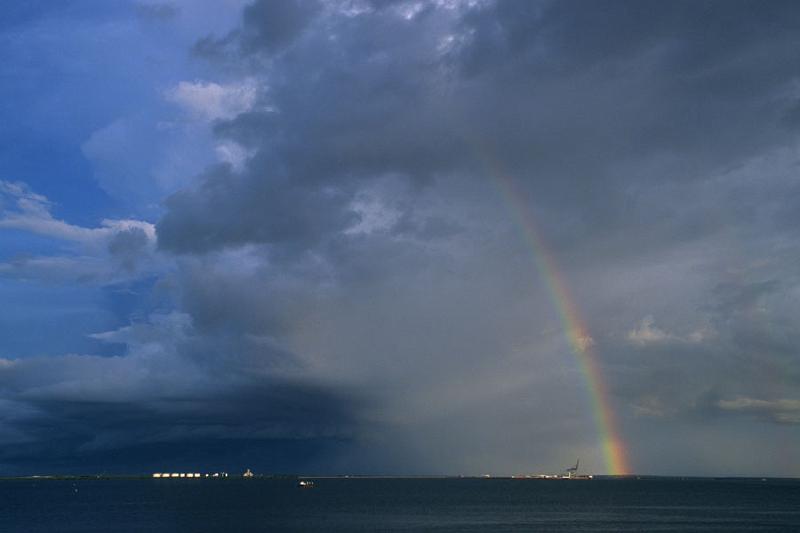 W126mw.jpg - Rainbow over East Arm - Darwin Harbour